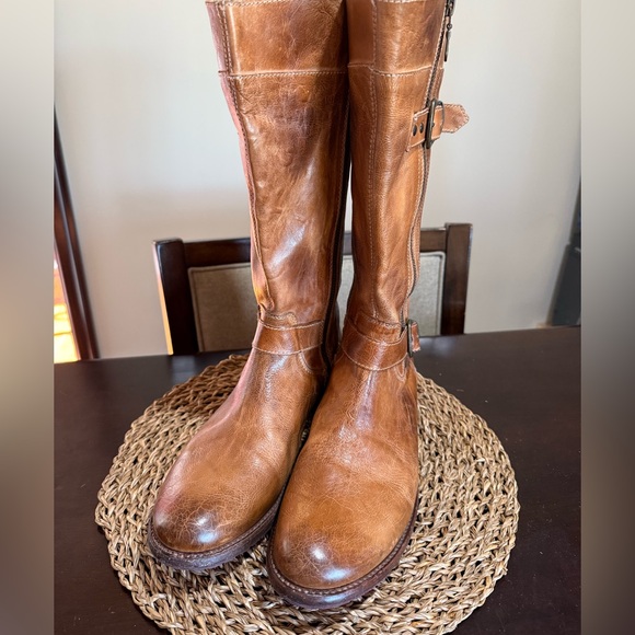 Bed Stu Cobbler series Gogo Lug strap Rustic Tan size 11 - Picture 3 of 7